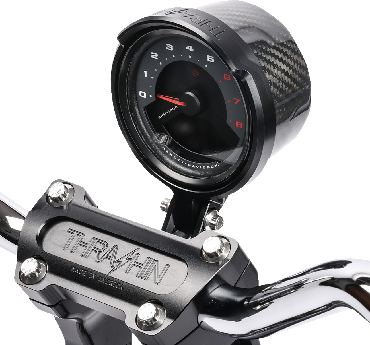 Thrashin Supply CO. Softail Gauge Relocation Kit
