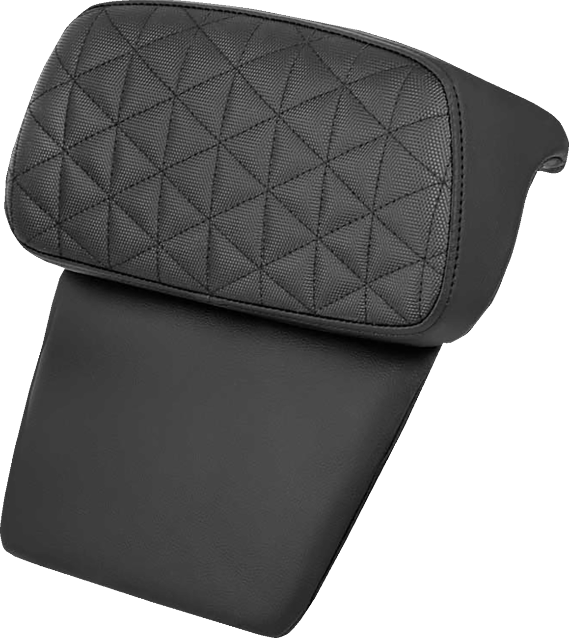 Saddlemen Chopped Tour Pak Backrest Pad - Tri-Gripper- Black Stitch - FLH/FLT '14-'26