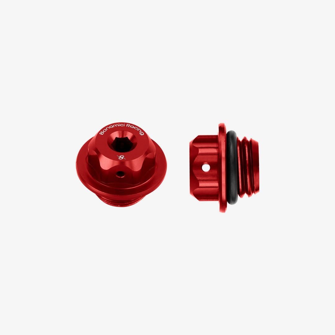 Bonamici Racing Oil Cap - M20x2,5 - Red