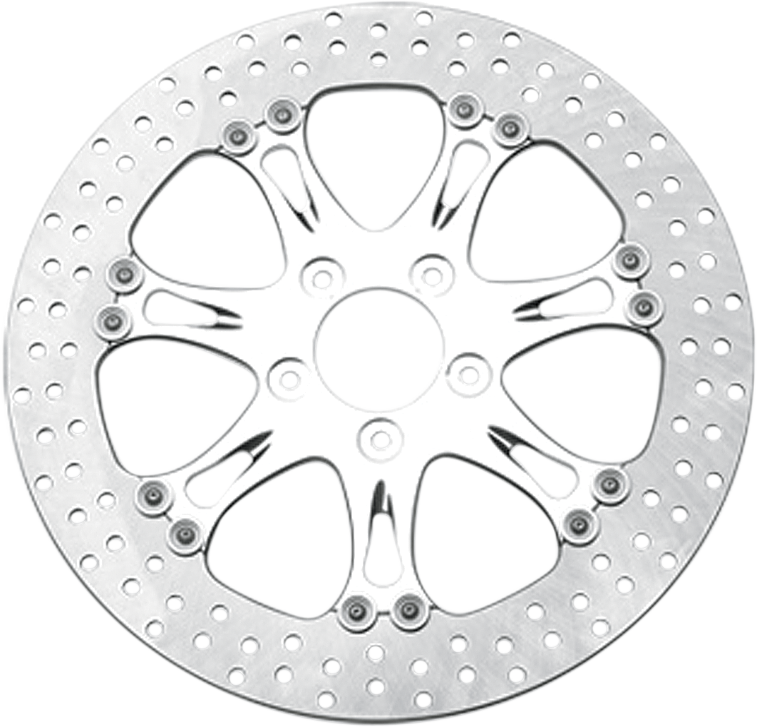 Performance Machine (PM) Brake Rotor - 13" - Paramount - Chrome