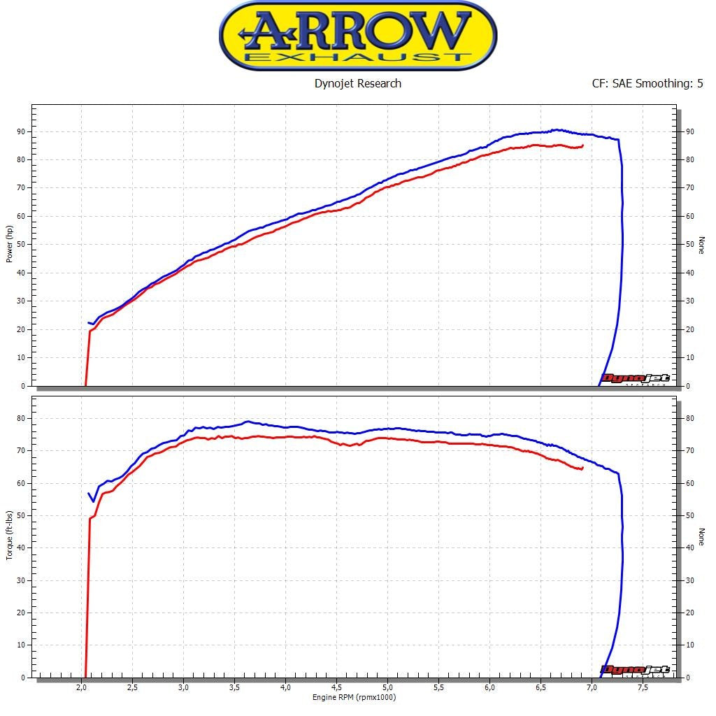 Arrow 71851RKI Nichrom Pro-Racing Slip Ons (Right & Left) With Carbon End Cap