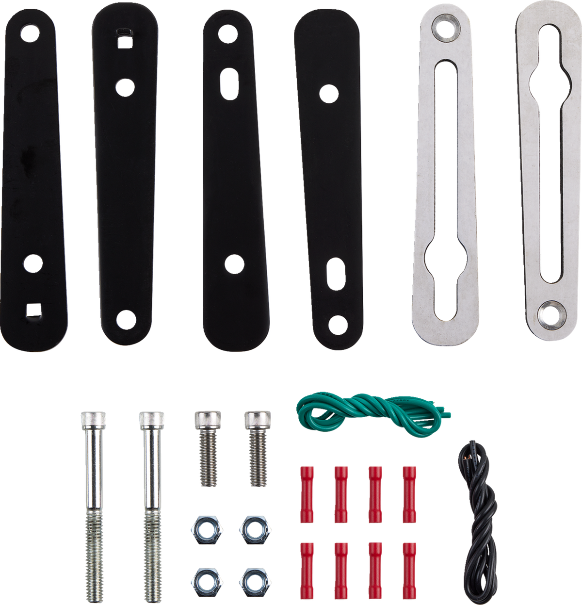 Saddlemen Turn Signal Relocation Kit - Dyna - Black