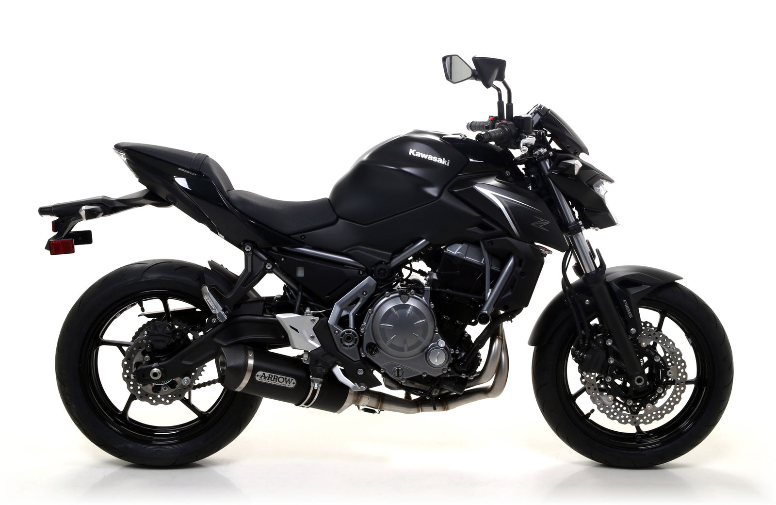 Arrow Race-Tech Aluminium Dark" Slip On With Carbon End Cap"