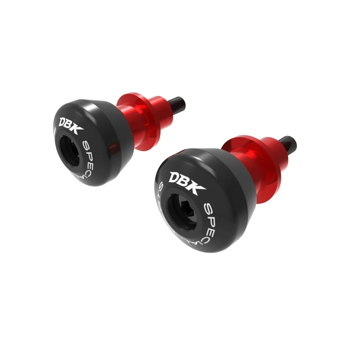 Ducabike DBK CNC Rear Swing Arm Slider Stand Spools Hypermotard 698 Mono - Red