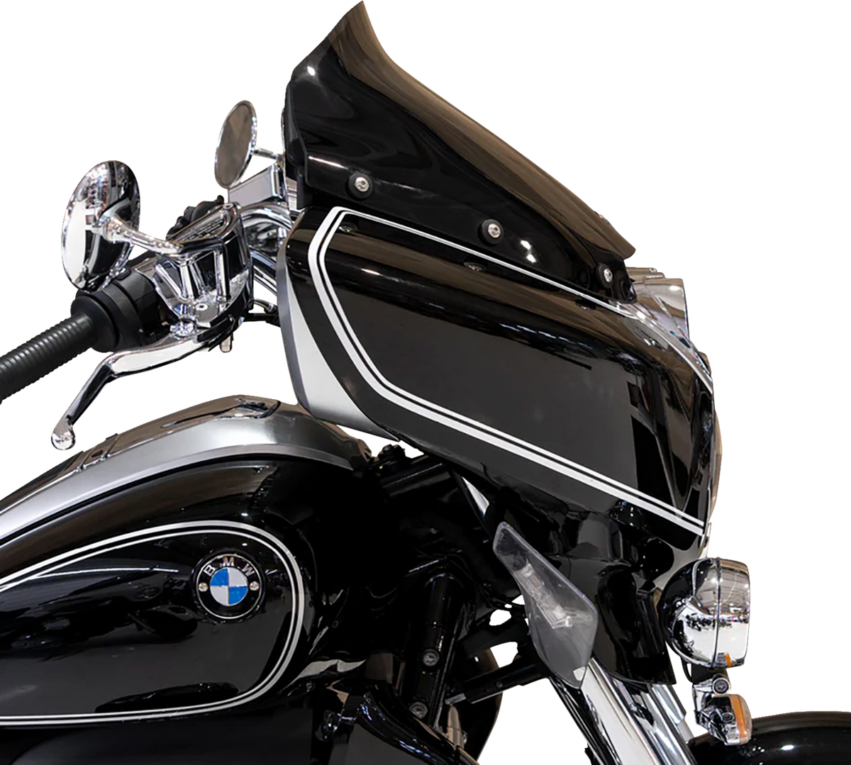 Klock Werks Flare® Windshield - 14-1/2" - Dark Smoke - '22-'24 R18