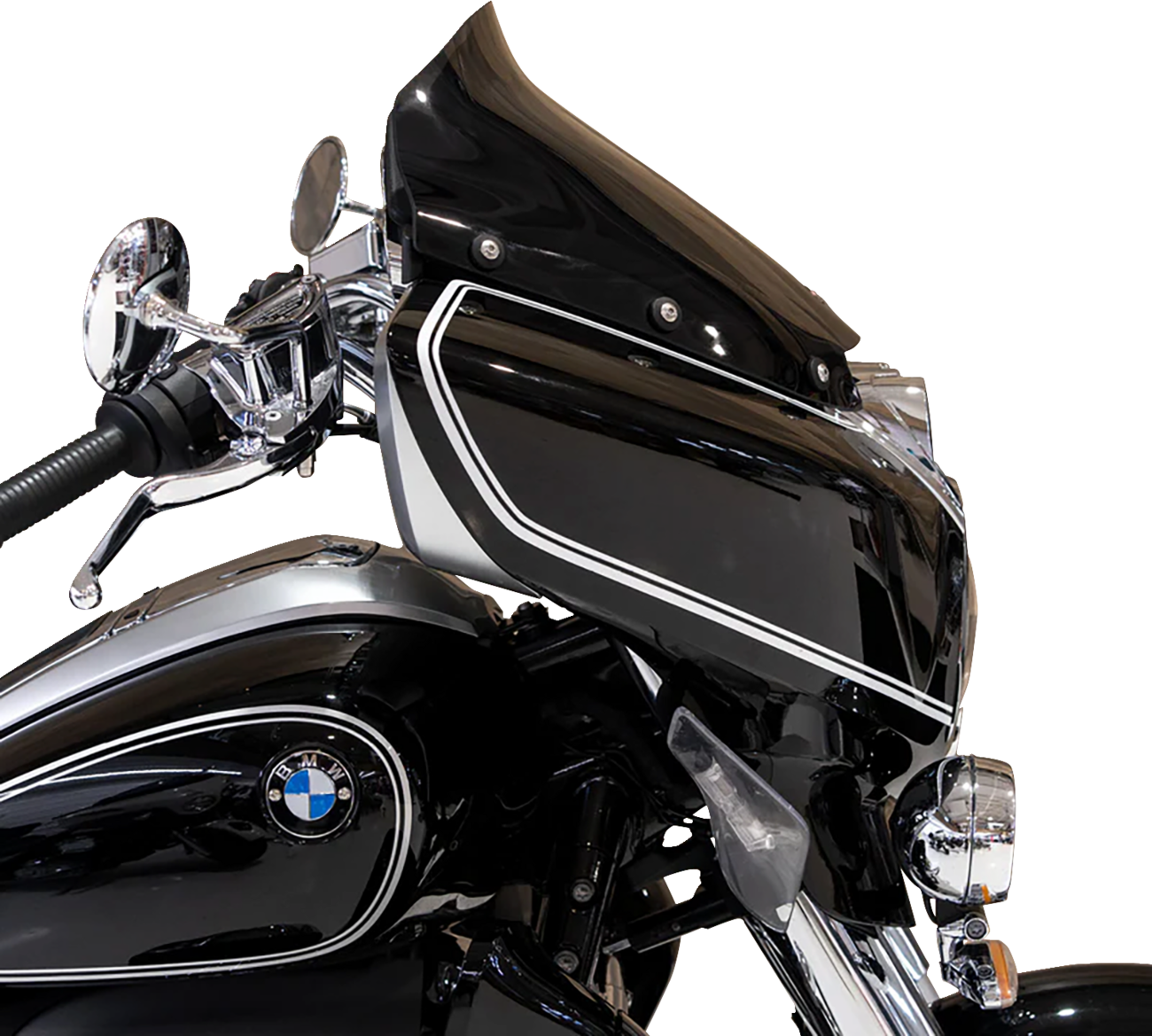 Klock Werks Flare® Windshield - 14-1/2" - Dark Smoke - '22-'24 R18