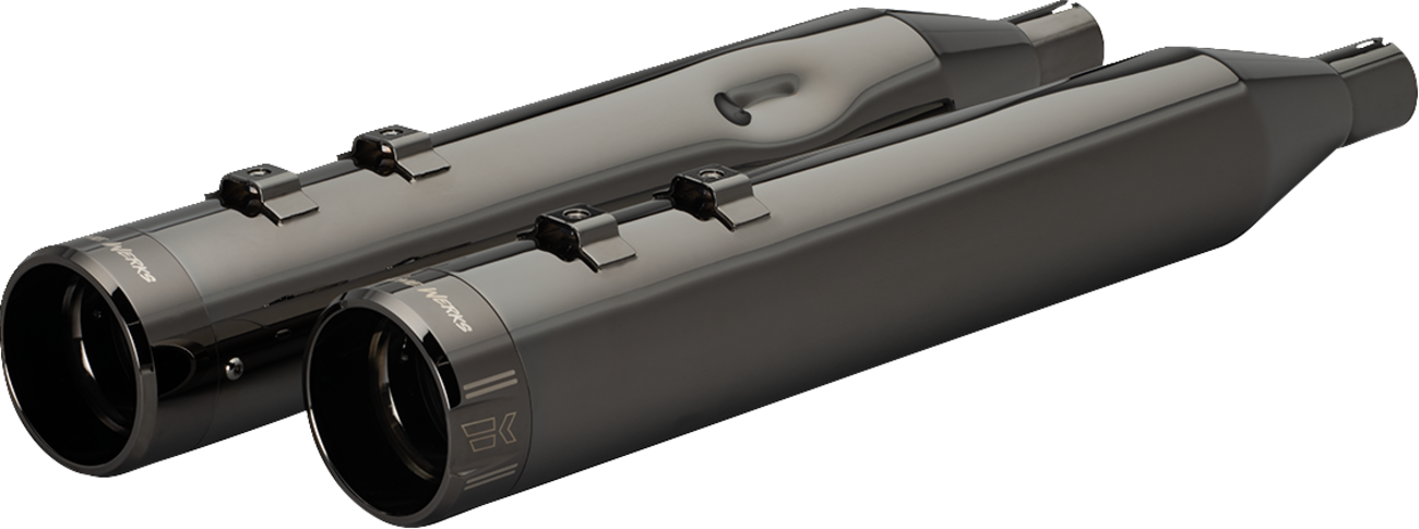 Khrome Werks 4-1/2" HP-Plus® Slip-On Mufflers With Klassic Tip - Eclipse® - M8