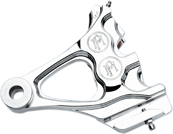 Performance Machine (PM) Caliper - Rear - Chrome - 00-05 Softail