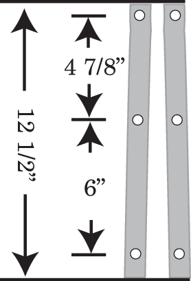 Memphis Shades Road King Replacement Plastic - 15" - Dark Black Smoke
