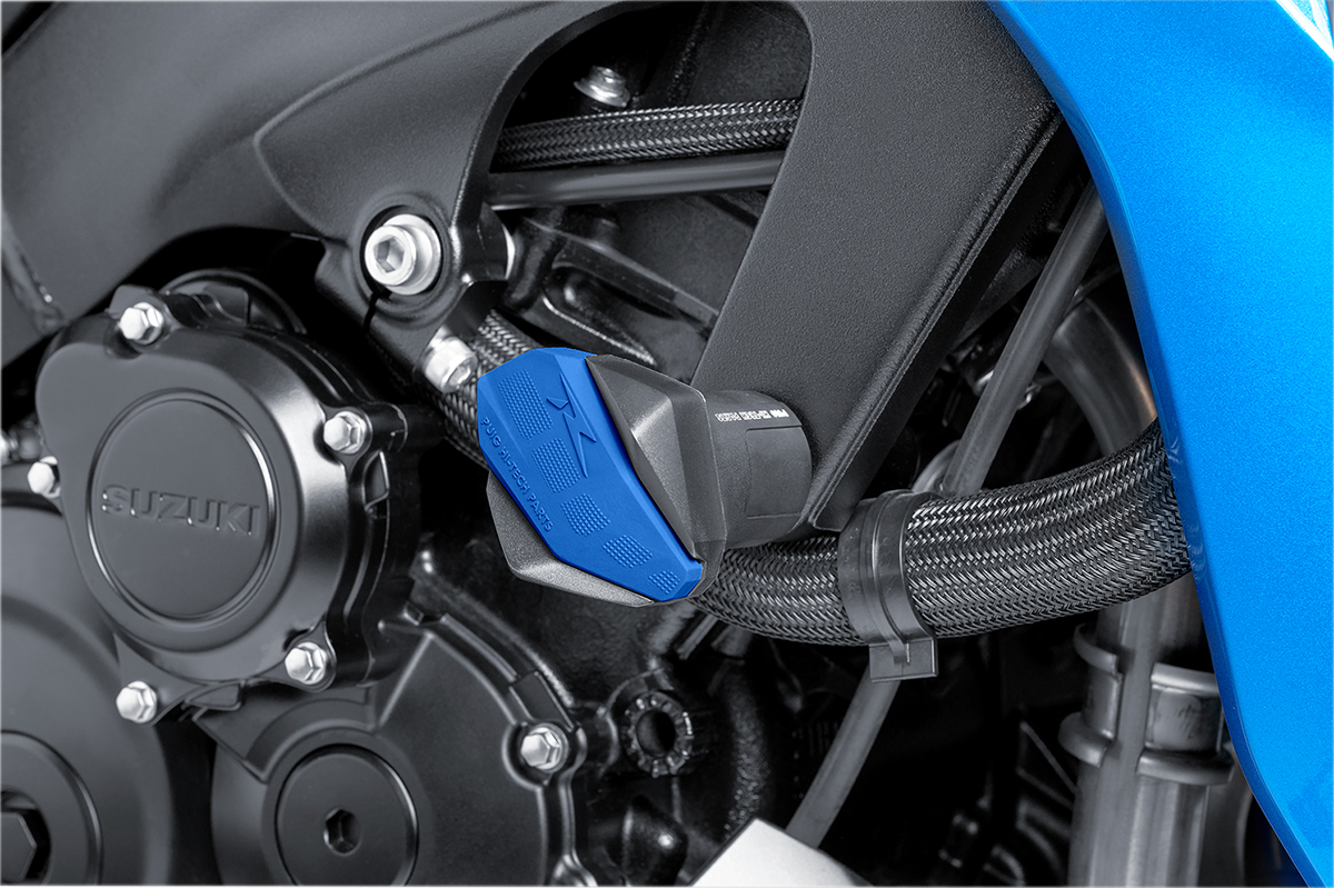 PUIG HI-Tech Parts R12 Slider Caps - Blue