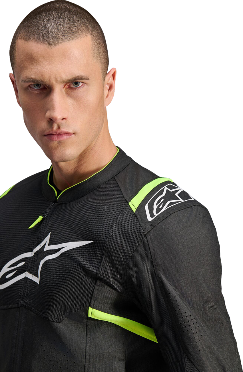 Alpinestars T-SPS Air V2 Jacket - Black/Yellow Fluo - 3XL