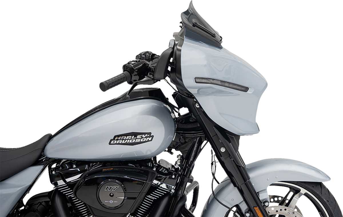 Klock Werks Flare® Windshield - 8" - Dark Smoke - '23-'25 FLHX