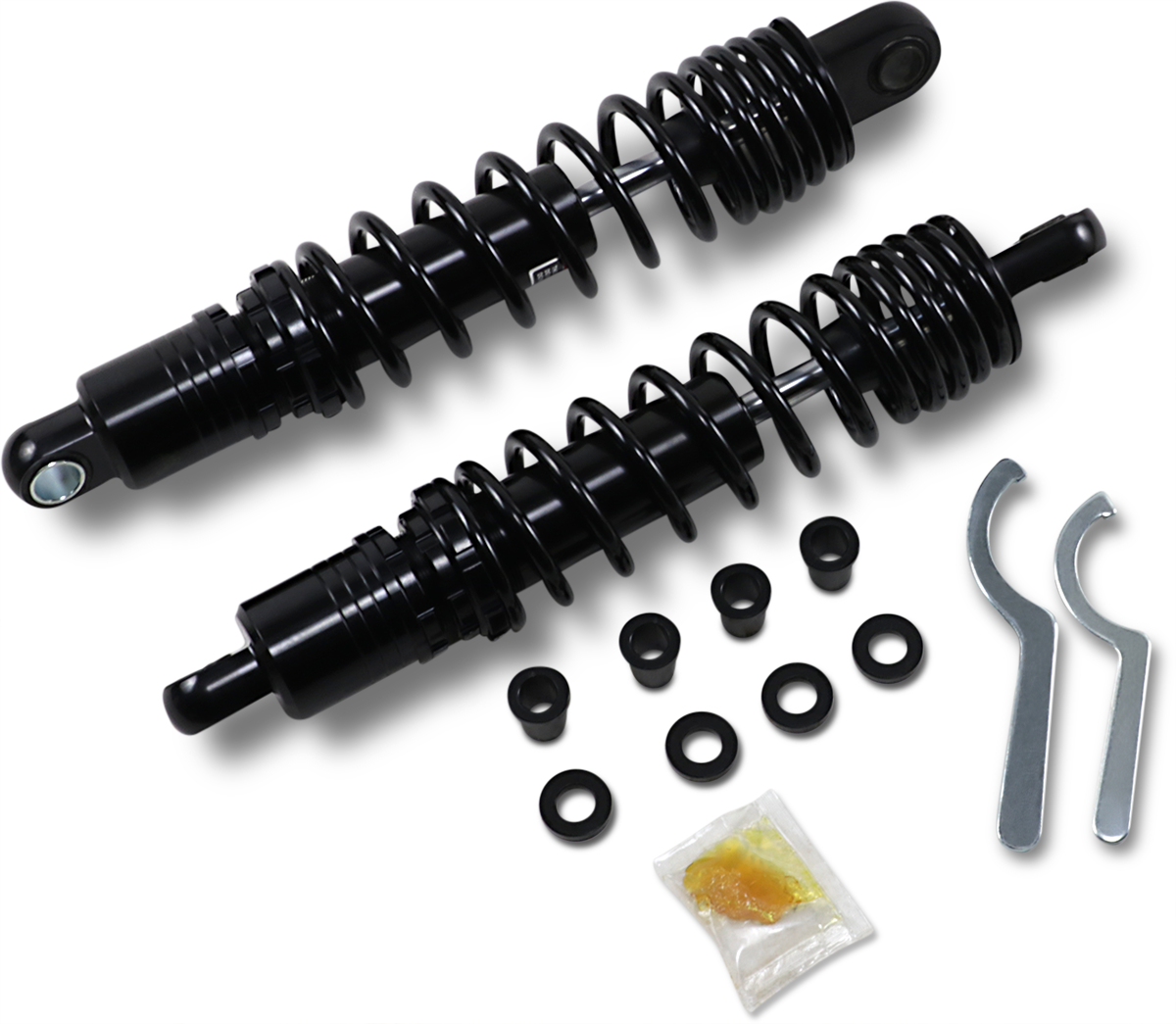 Drag Specialties Shocks Premium Ride-Height Adjustable Shocks - 13.5" - Heavy Duty - Black