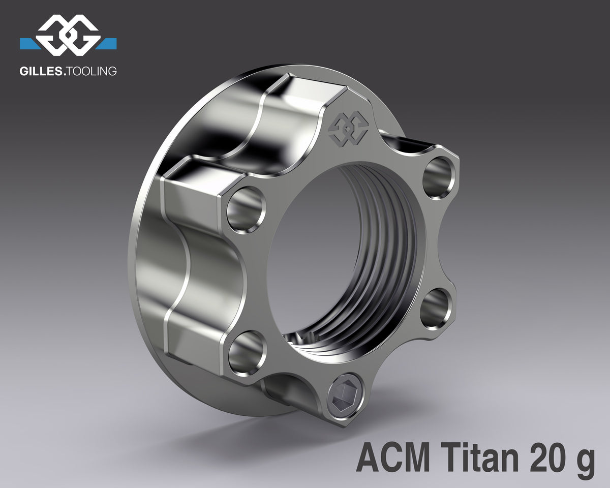 Gilles Tooling Safety Nut ACM Titanium M22X1.5 KIT