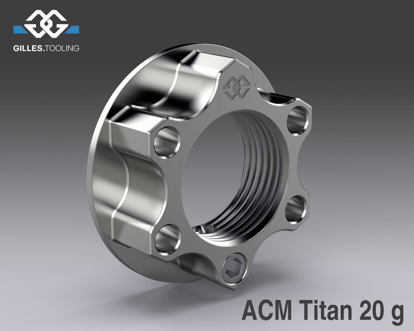Gilles Tooling Safety Nut ACM Titanium M22X1.5 KIT