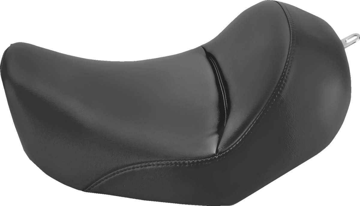 Saddlemen Heels Down Solo Seat - Without Backrest - Plain - Black - Dyna