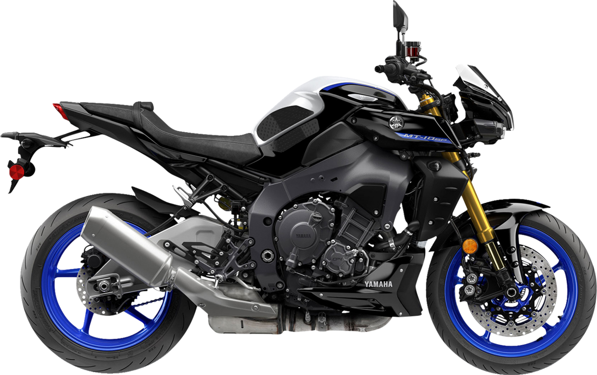 StompGrip Tank Grips - Volcano - Black - Yamaha - MT '22-'25
