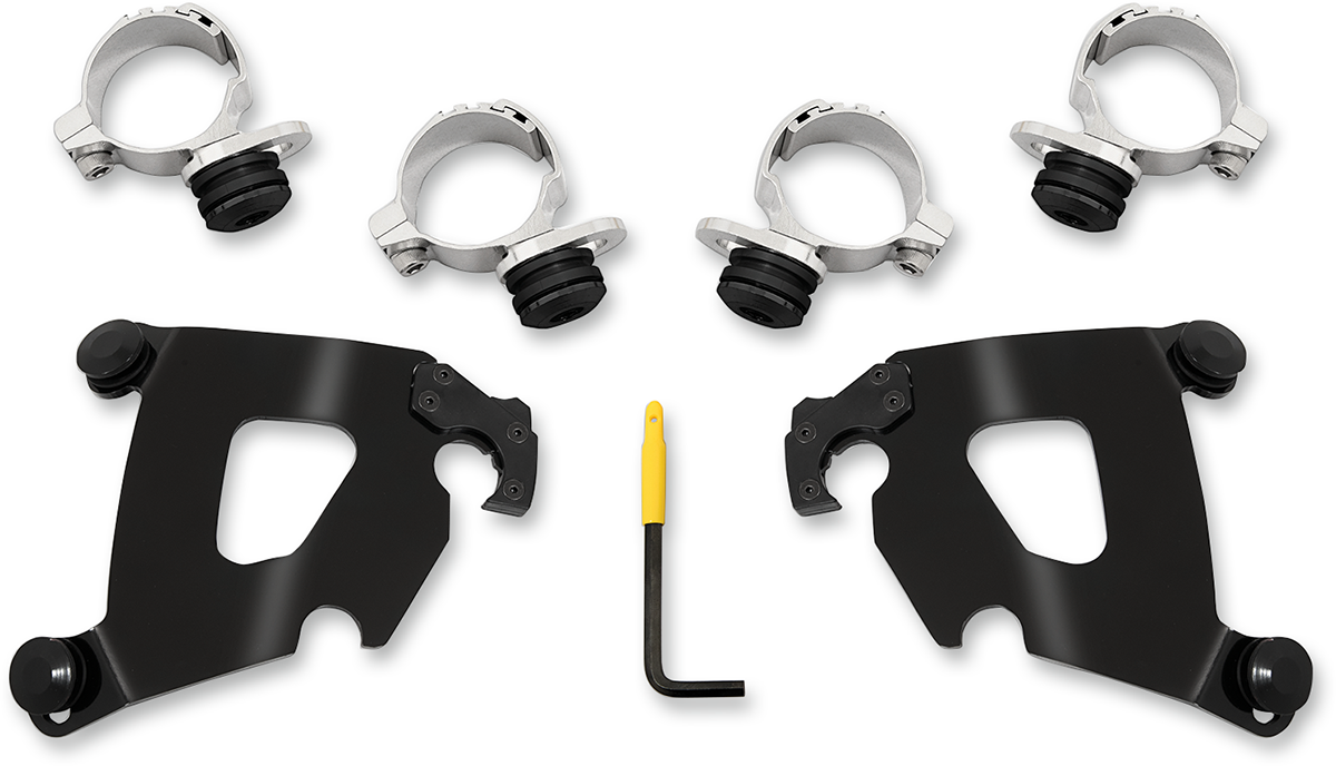 Memphis Shades Cafe Mounting Kit - Black - Scout