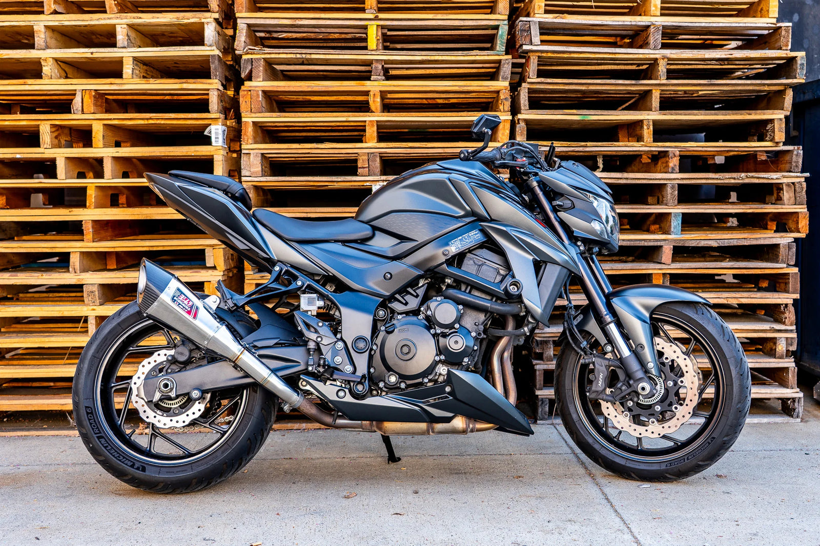 Yoshimura GSR750 2011-16 / GSX-S750 17-23 R-11 Stainless Slip-On Exhaust, W/ Stainless Muffler