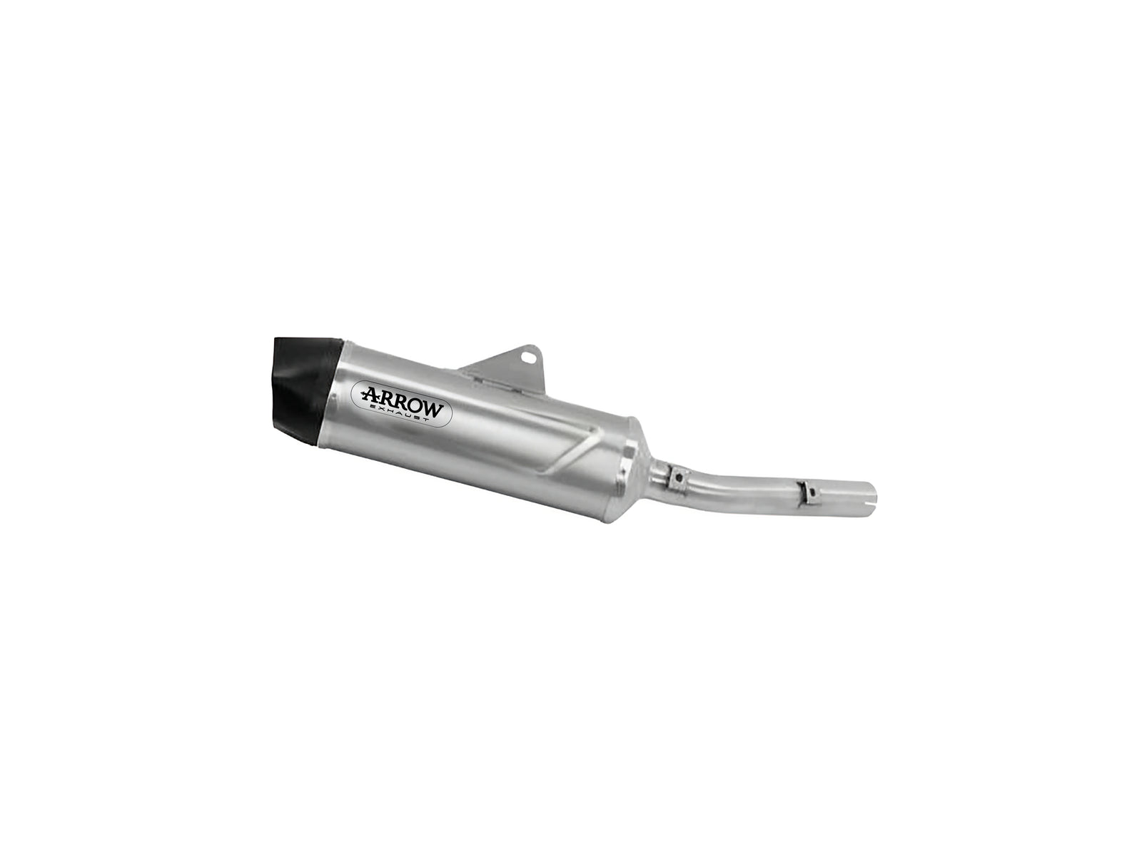 72649AK Indy Race Evo Aluminium Slip On With Carbon End Cap