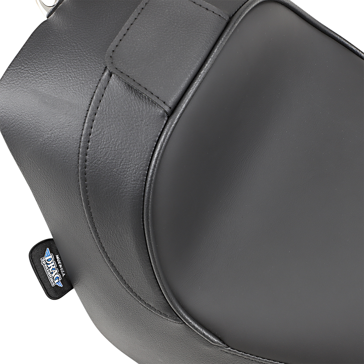 Drag Specialties Seats Solo Seat - Smooth - Driver Backrest - FL/FX '00-'06