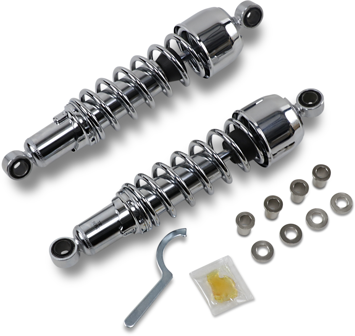 Drag Specialties Shocks Replacement Shock Absorbers - 13" - Chrome