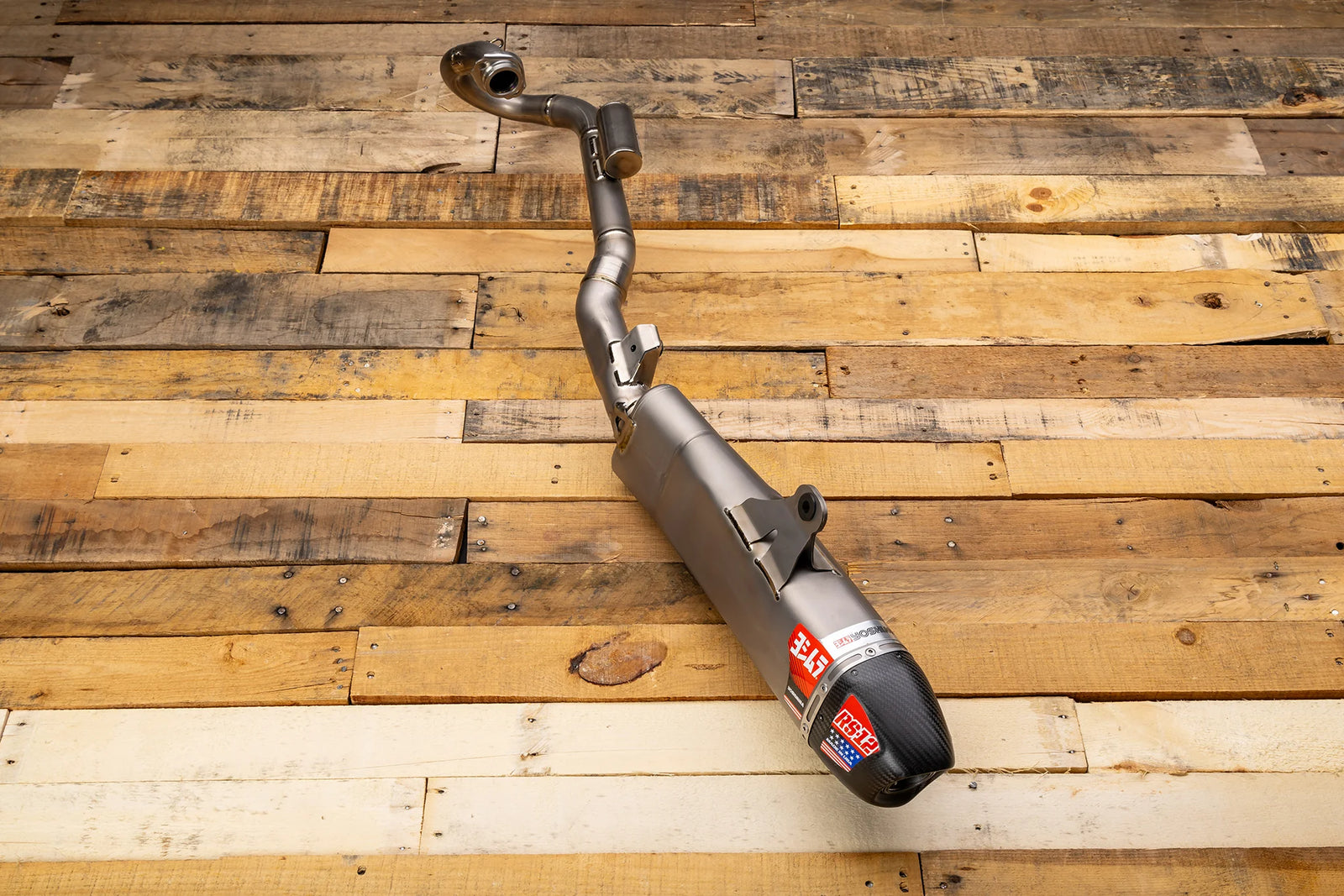 Yoshimura CRF250R/RX 25-26 RS-12 Titanium Full Exhaust, W/ Titanium Muffler