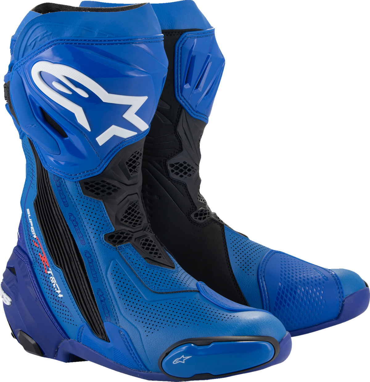 Alpinestars Supertech R Vented Boots - Blue/Black - US 12 / EU 47