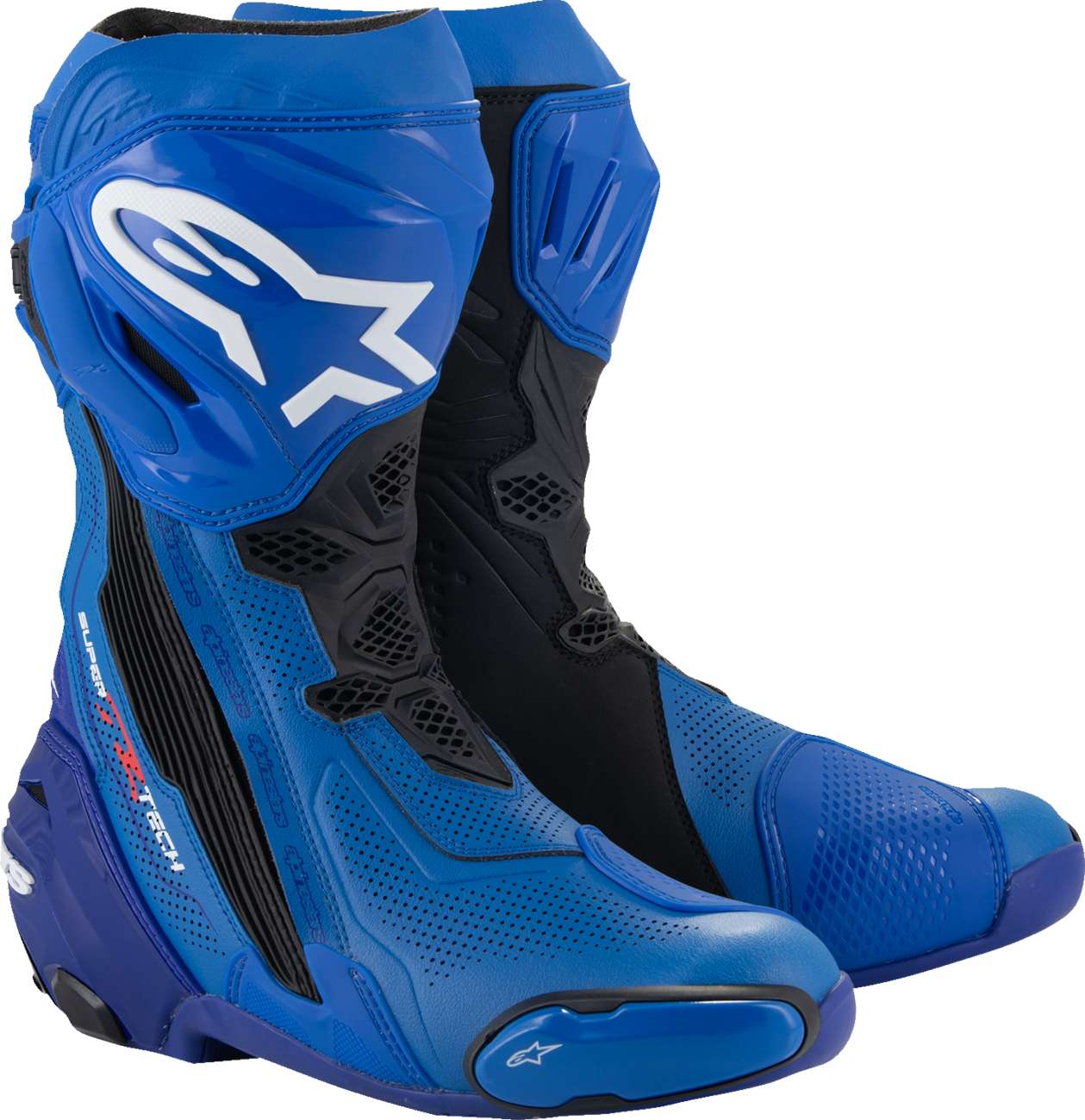 Alpinestars Supertech R Vented Boots - Blue/Black - US 12 / EU 47