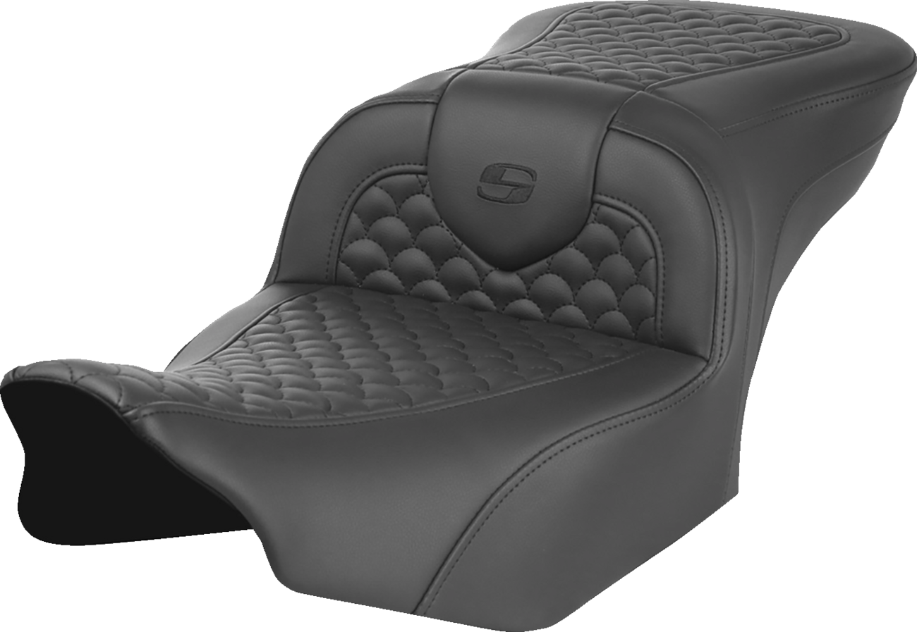Saddlemen Roadsofa™ Seat - Dragon Scale Stitch - W/O Backrest - FLTR/FLHX '23-'25
