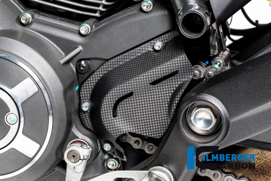 Ilmberger Carbon Sprocket Cover Ducati Scrambler 2016