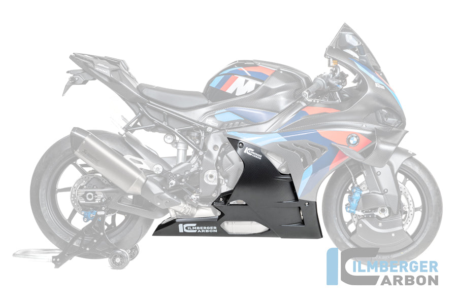 Ilmberger Carbon Lower Side Fairing Kit With Belly Pan BMW M1000RR 2025-2026 - Matte / Twill