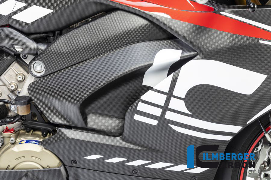 Ilmberger Carbon Side Panel Under The Tank Right Gl Ducati Panigale V4 / V4 S - Matte