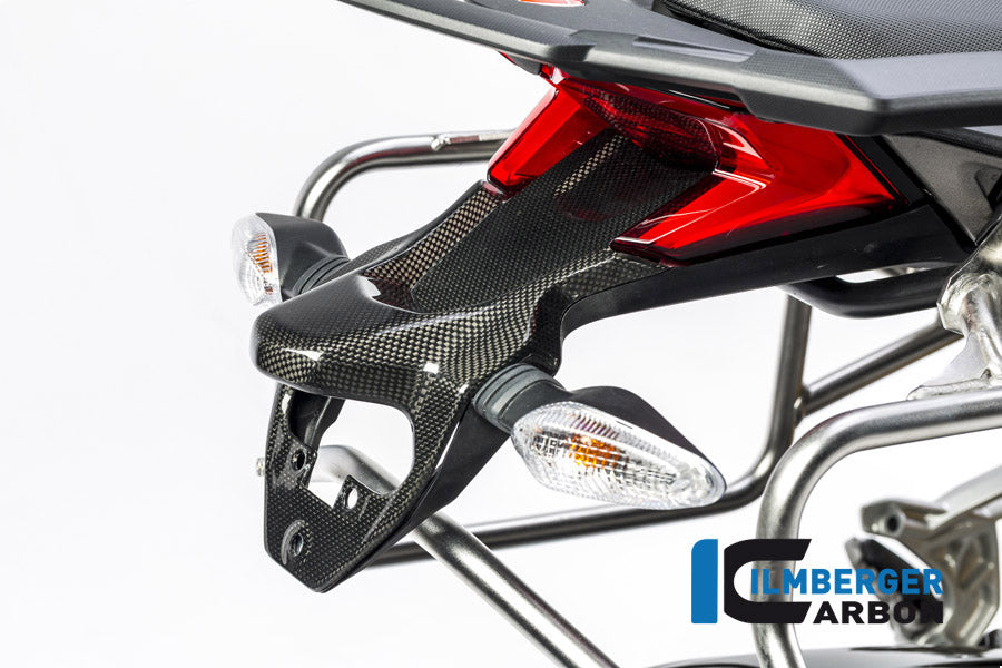 Ilmberger Carbon License Plate Holder Surface Ducati MTS 1200 2015 - Gloss