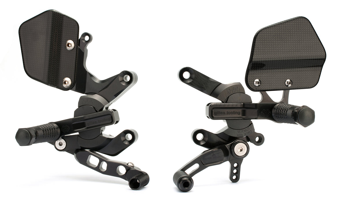 Gilles Tooling Footrest System VCR38GT Black