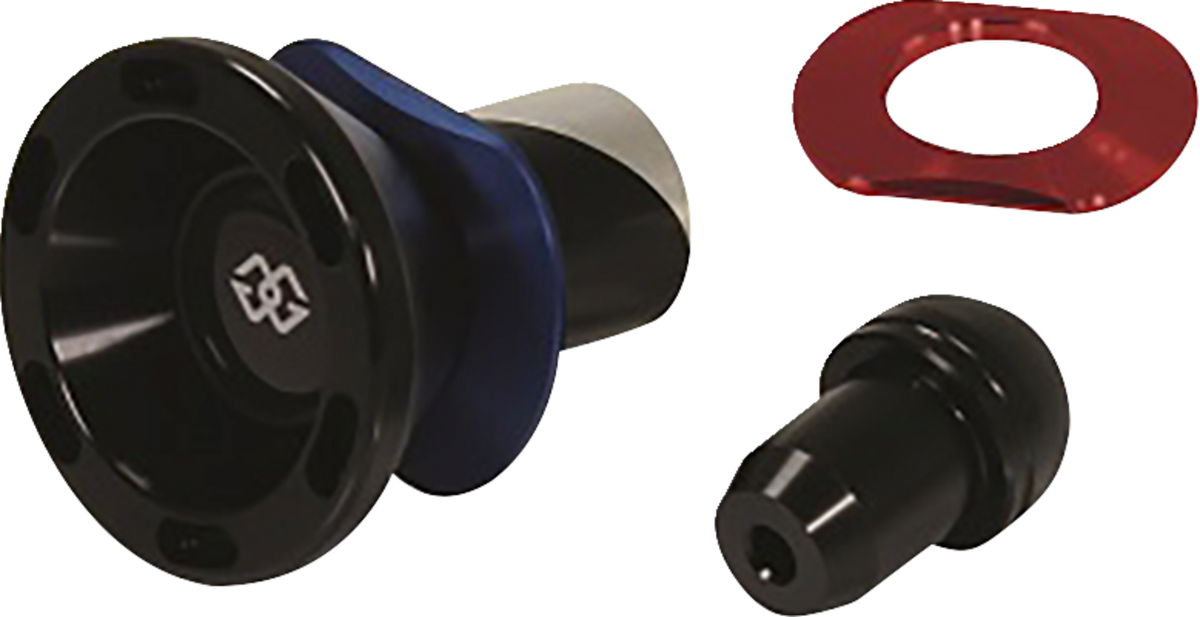 Gilles Tooling Rear Axle Protector - Black/Red - BMW
