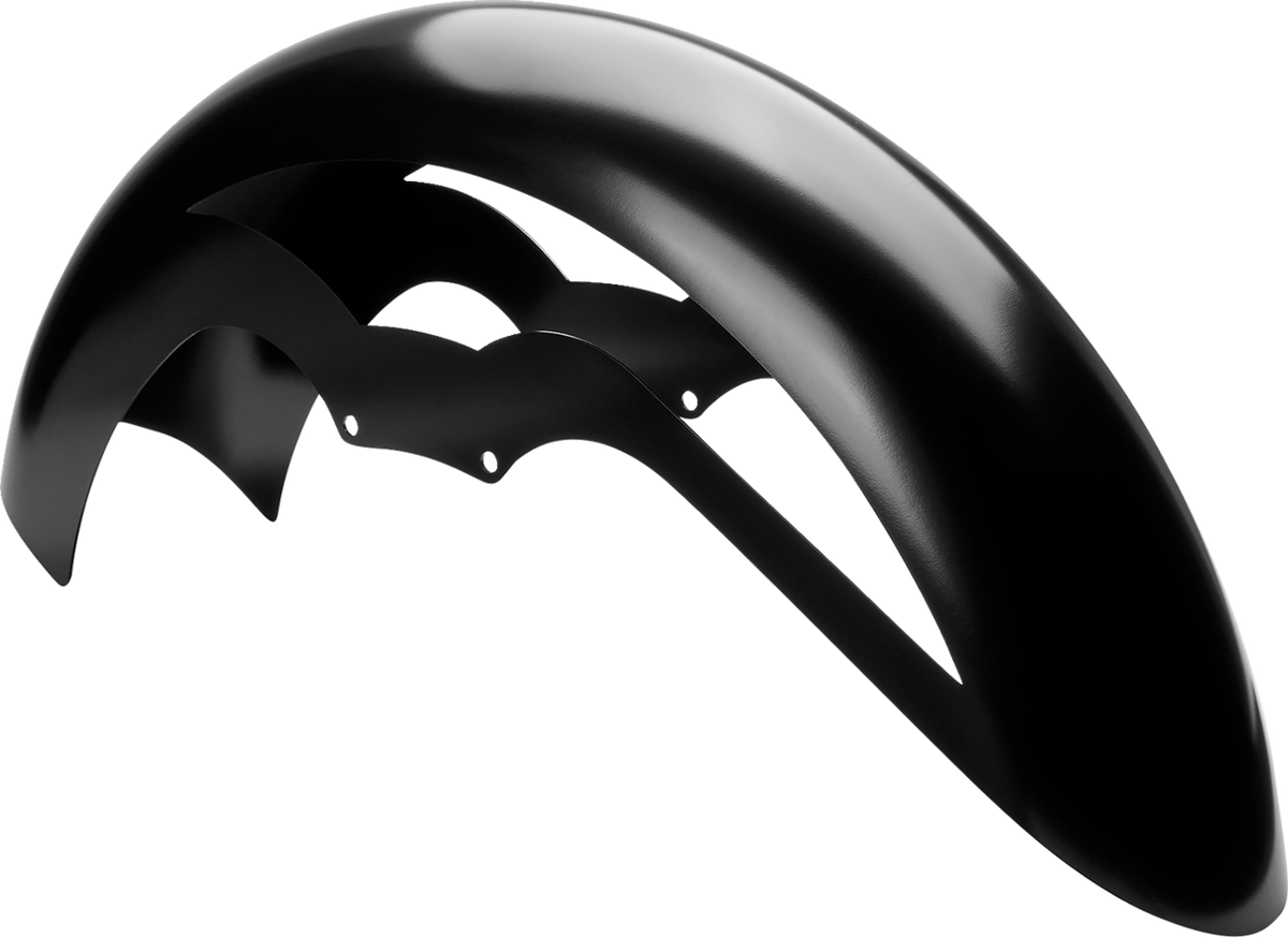 Klock Werks Ventana Front Fender - Black - 21" Wheel - HD Touring/Trike