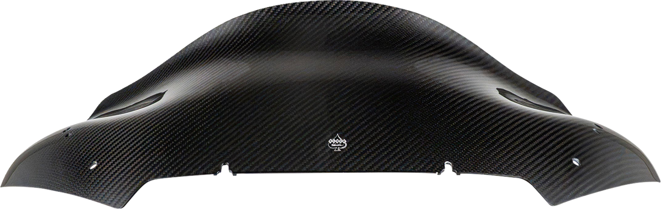 Klock Werks Flare® Windshield - Sport - 10" - Carbon Fiber - '23-'26 FLTR/FLTRT