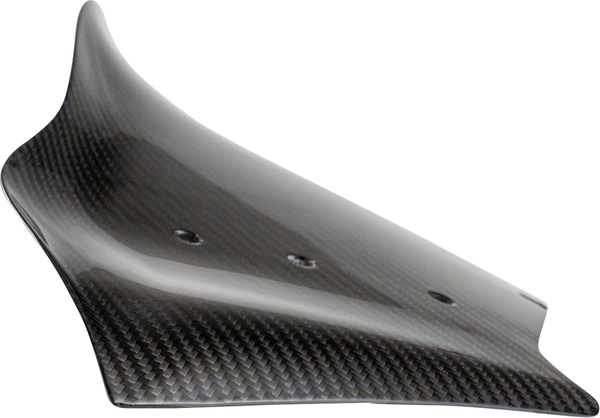 Klock Werks Flare® Windshield - 8" - Carbon Fiber - '23-'26 FLHX/FLHLT
