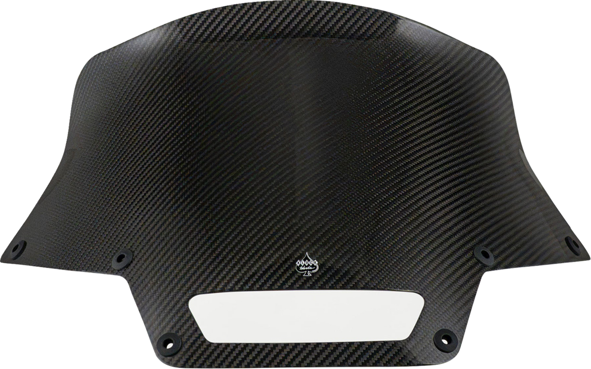 Klock Werks Flare® Windshield - 8" - Carbon Fiber - '22-'26 FXLRST