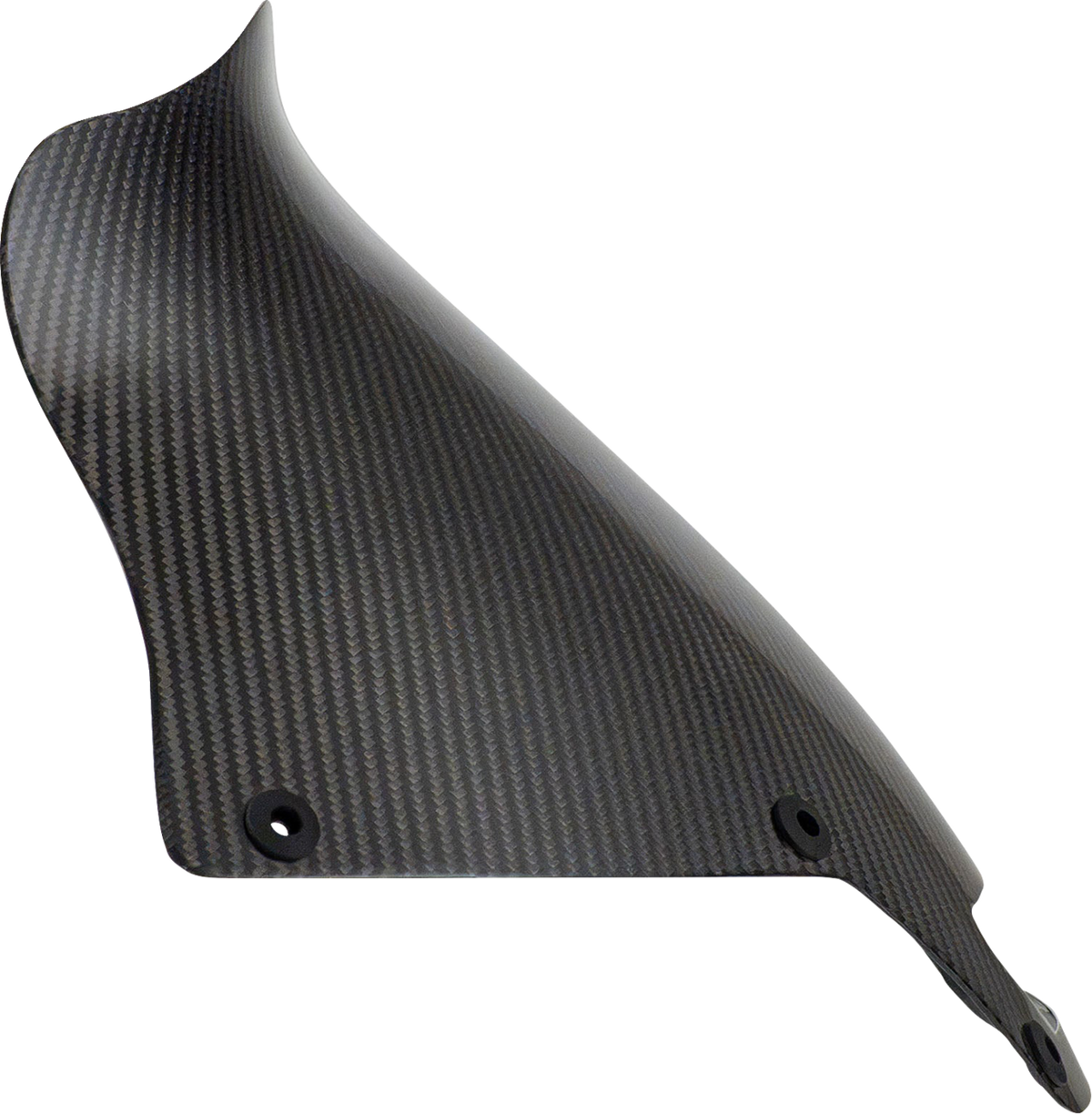 Klock Werks Flare® Windshield - 8" - Carbon Fiber - '22-'26 FXLRST