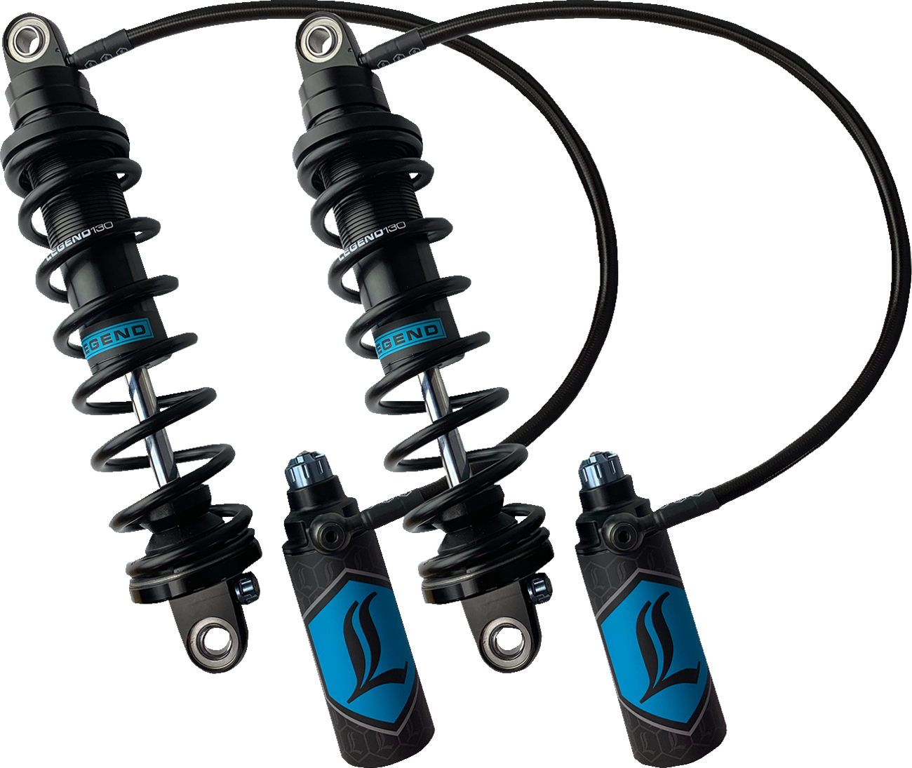 Legend Suspension REVO ARC Remote Reservoir Shocks - 14" - Standard - Black