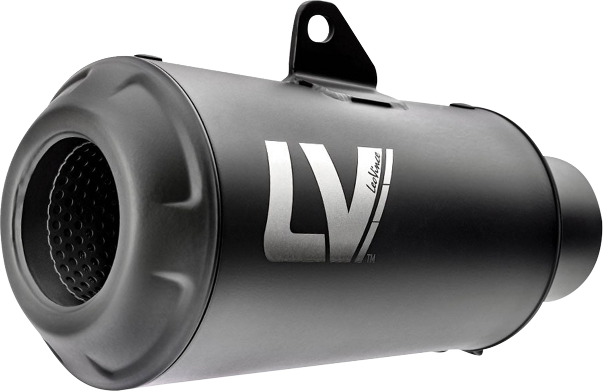LeoVince LV-10 Slip-On Muffler - Black Stainless Steel - YZF-R3