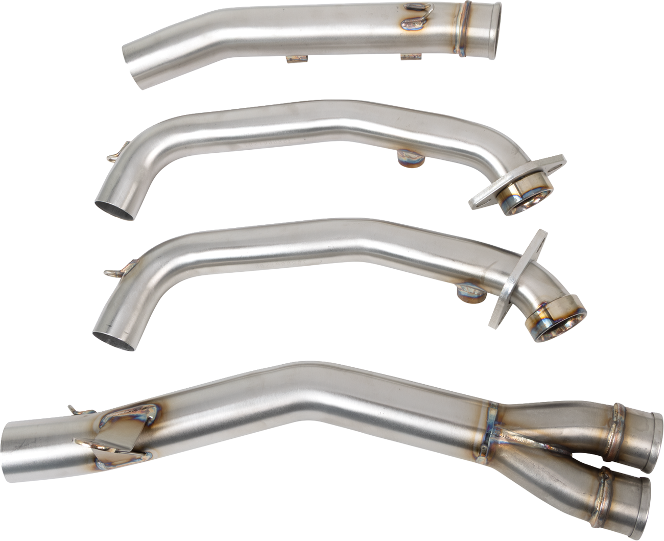 LeoVince Head Pipe - Brushed/Stainless Steel - CF Moto 450 IBEX