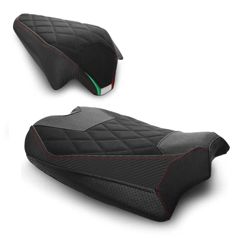 Luimoto Diamond Grezzo Seat Cover For Ducati Streetfighter V4 V4S