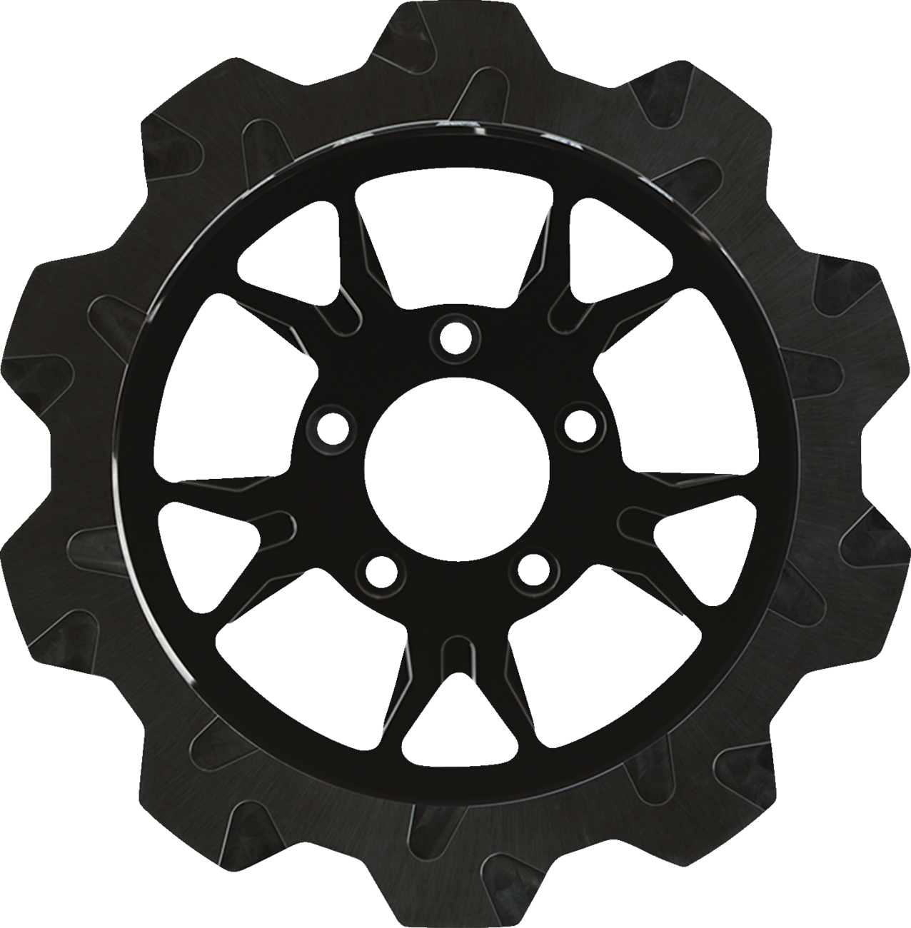 Lyndall Racing Brakes LLC Crown Cut Brake Rotor - B-52 Center - Front - 11.8" - Black