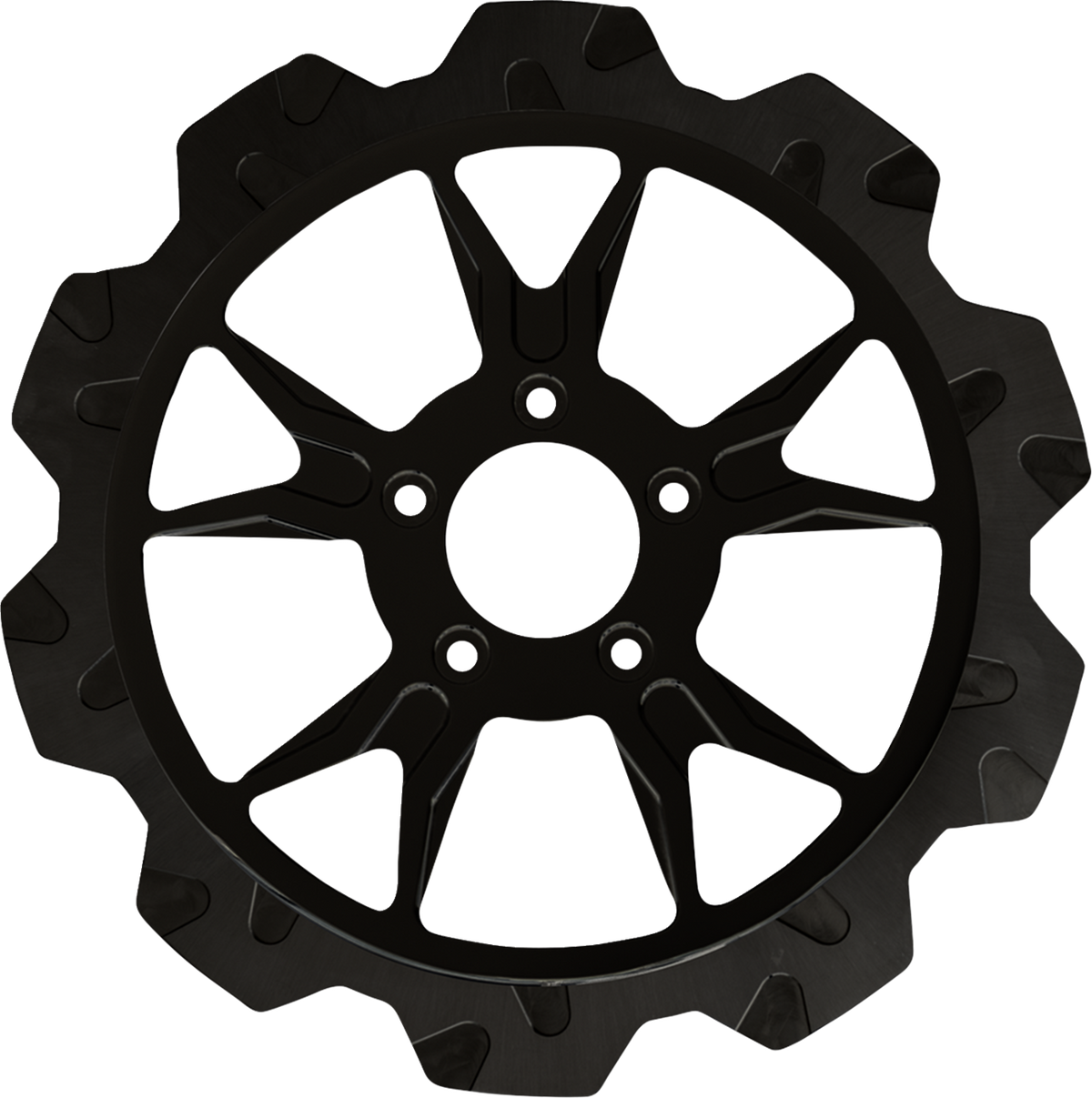 Lyndall Racing Brakes LLC Crown Cut Brake Rotor - B-52 Center - Front - 13" - Black