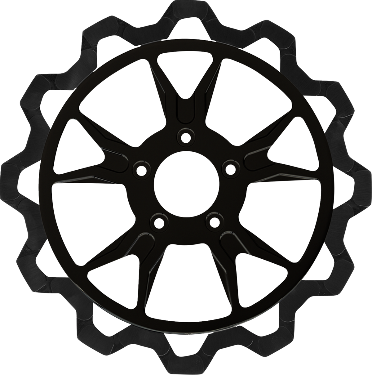 Lyndall Racing Brakes LLC Bow-Tie Brake Rotor - B-52 Center - Front - 13" - Black