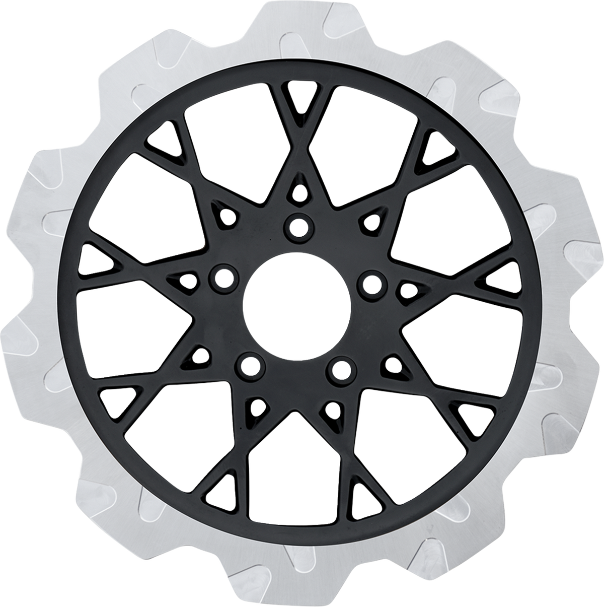 Lyndall Racing Brakes LLC Crown Cut Brake Rotor - Gemini Center - Front - 13" - Machined