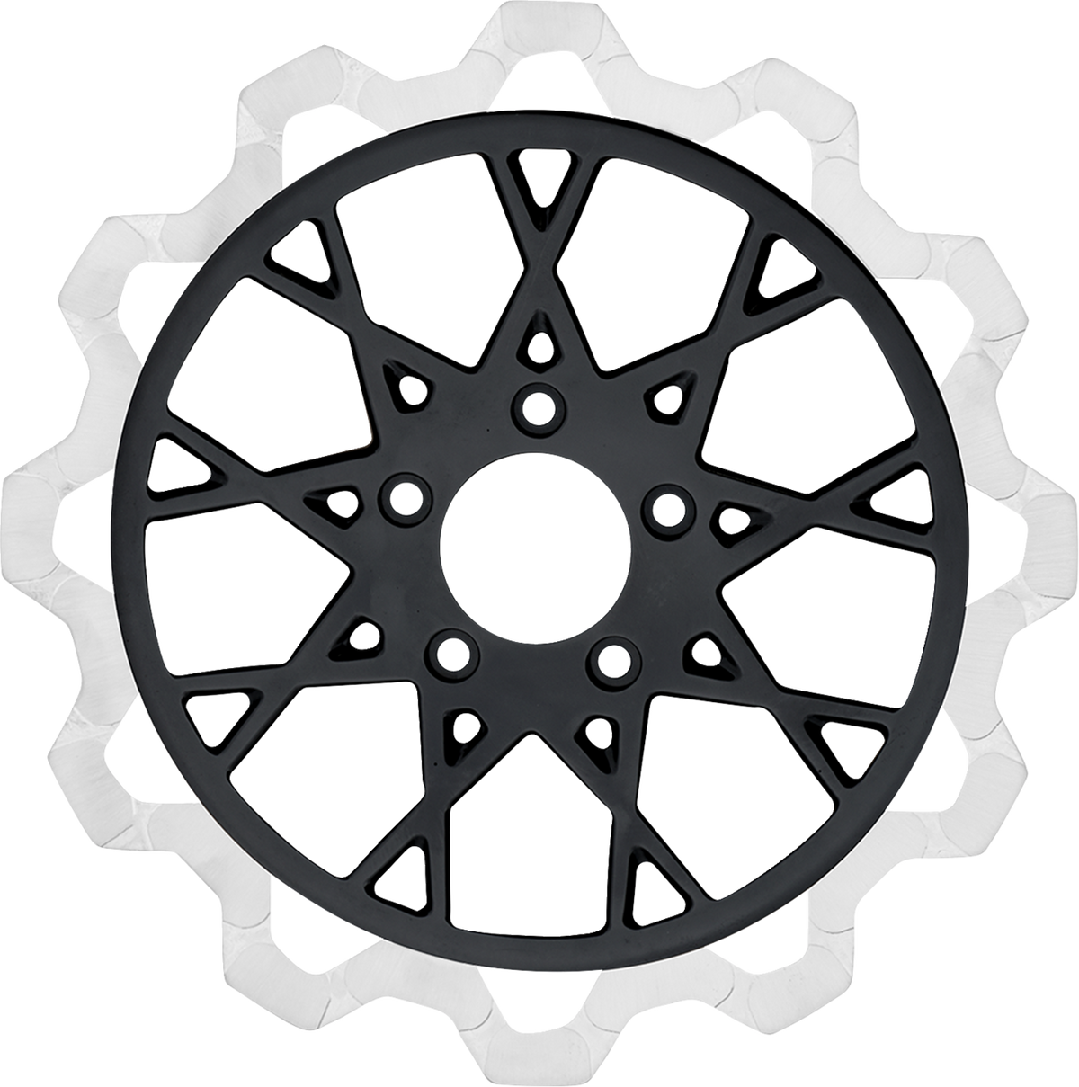 Lyndall Racing Brakes LLC Bow-Tie Brake Rotor - Gemini Center - Front - 13" - Machined